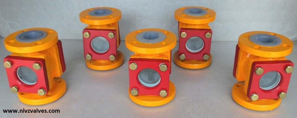 FEP, PFA, PTFE Lined Sight Flow Indicator