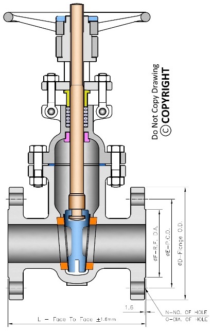 rising stem gate valve drawing dimensions catalogue download