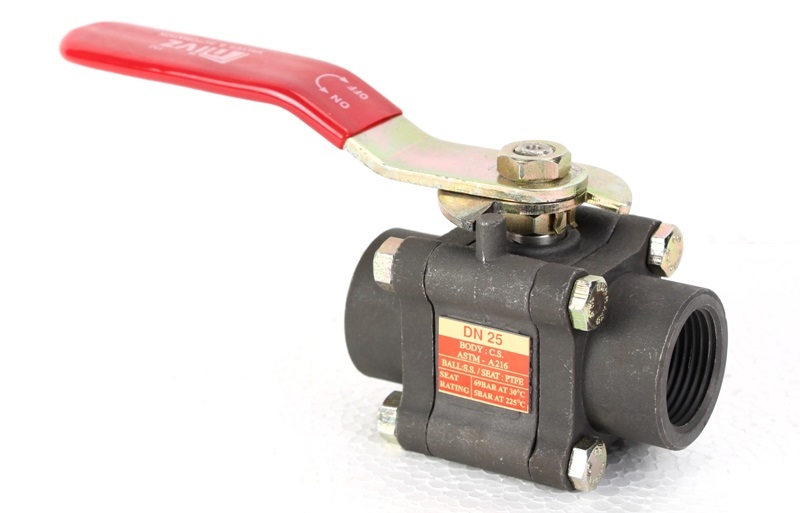 Zero Leakage High Performance Low Torque 3 Piece Design Regular Bore Ball Valve